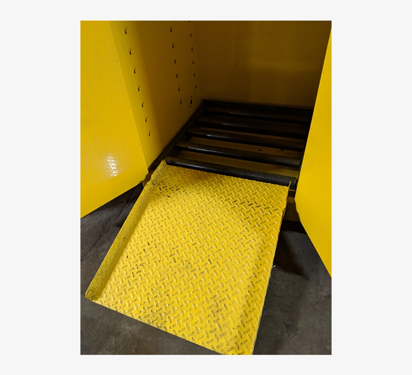 55 Gallon Justrite Flammable Cabinet Opened Justrite - Wood, transparent png download