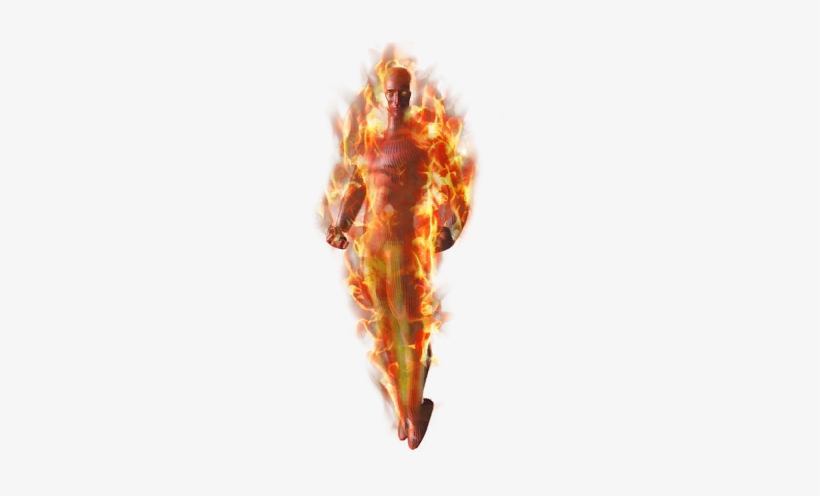 Human Torch - Human Torch Fantastic Four Png, transparent png download