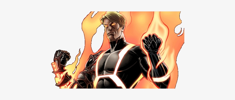 Human Torch Dialogue 2 Right - Human Torch Marvel Avengers Alliance, transparent png download