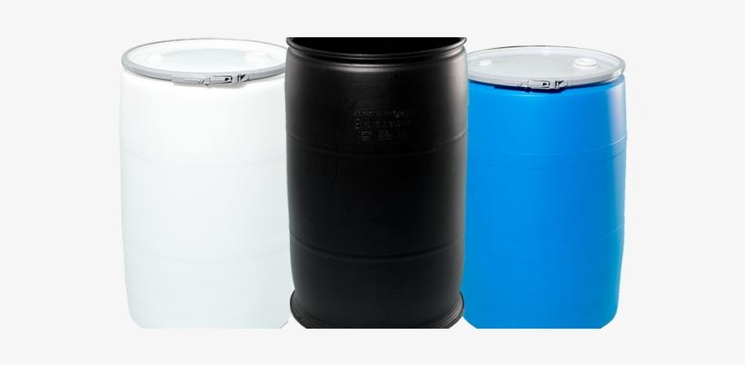 Un Rated 55 Gallon Plastic Open Head Drums Can Handle - Pail, transparent png download