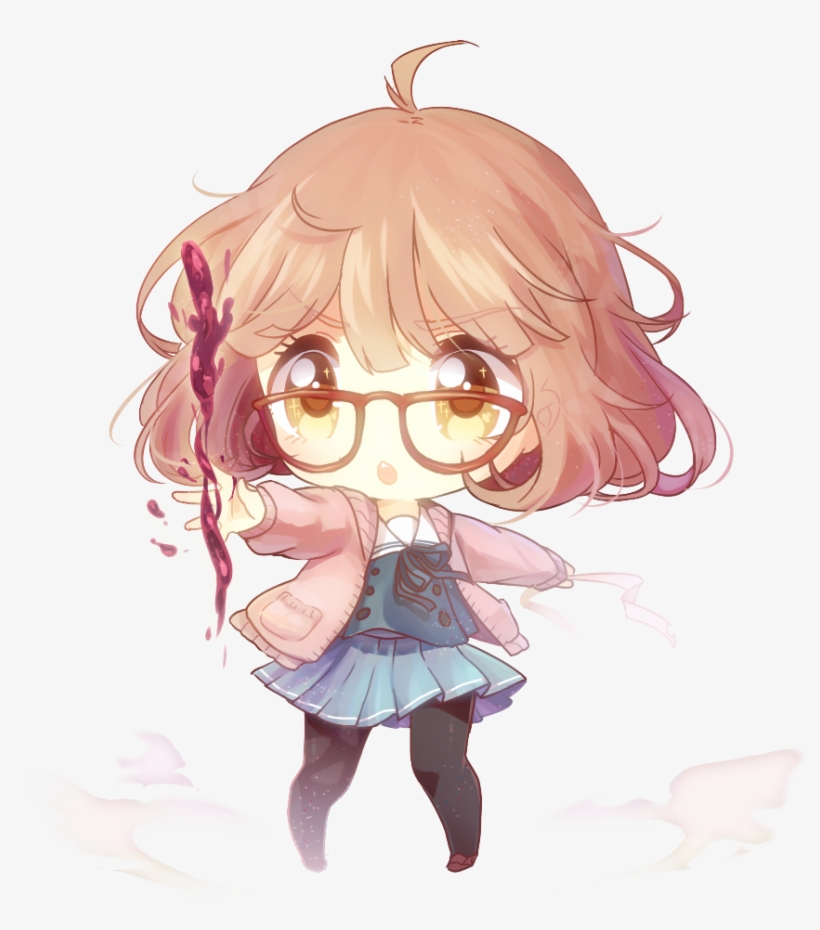 "if This Was A Magical Girl Show, I Bet Her Transformation - Beyond The Boundary Chibi, transparent png download