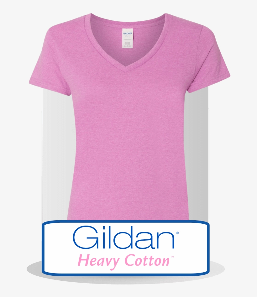 Gildan Heavy Cotton V-necks - Gildan Activewear, transparent png download