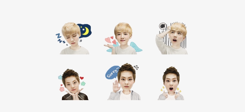 Exo Kakao Stickers, Part - Transparent Exo, transparent png download