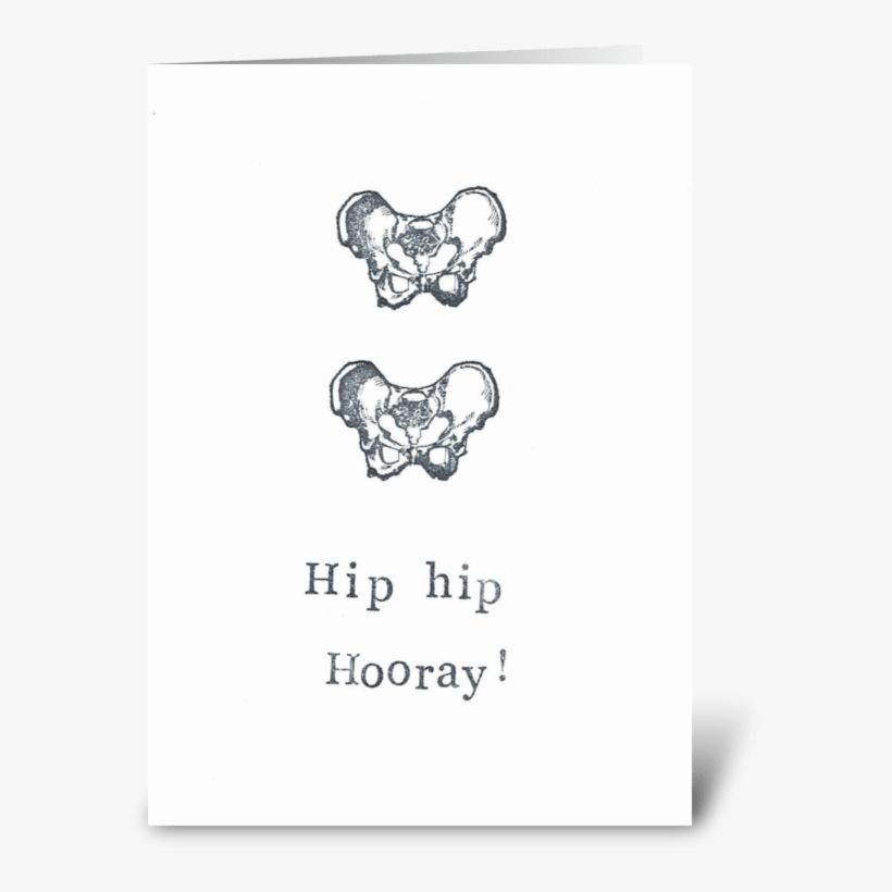 Hip Hip Hooray Greeting Card - Hip Hip Hooray Card, transparent png download
