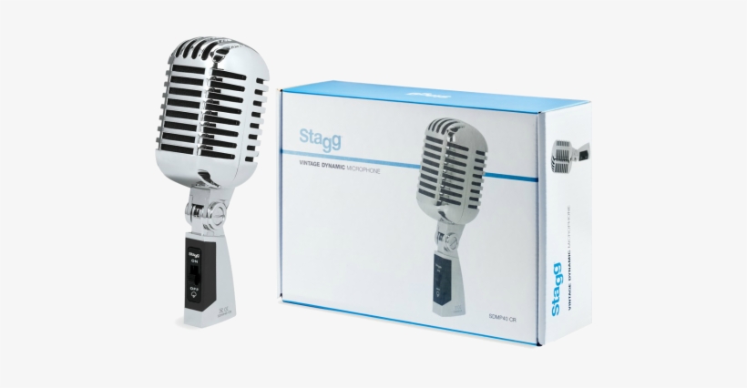 Stagg Sdmp40 Cr Vintage Dynamic Microphone - Stagg Sdmp40 Cr, transparent png download