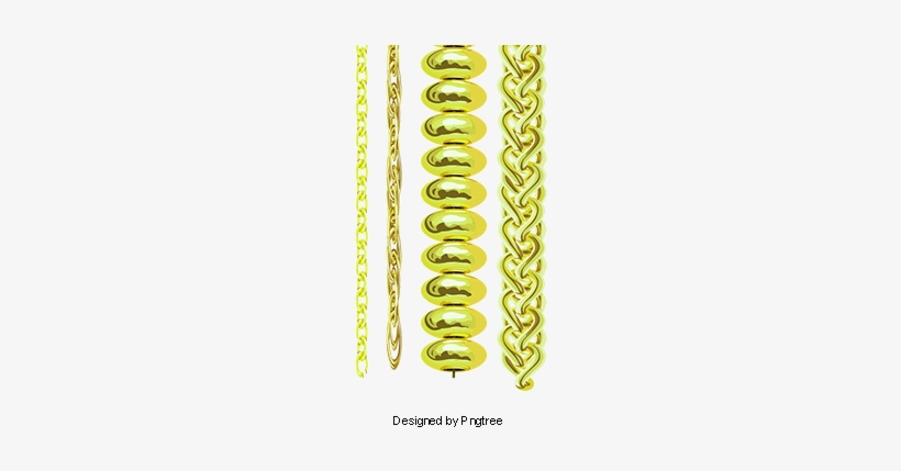 Vector Gold Chain, Vector Diagram, Chain, Gold Chain - Vector Graphics, transparent png download