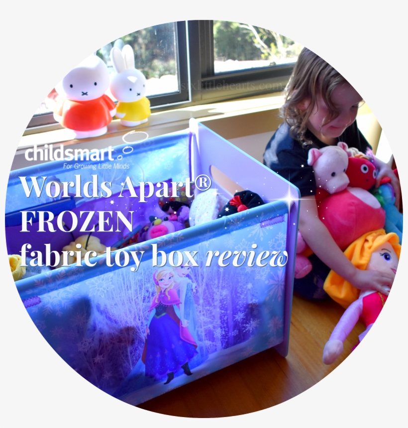 Worlds Apart® Hello Home Disney Frozen Fabric Toy Box - The Walt Disney Company, transparent png download