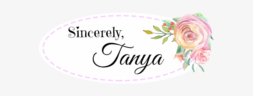 Sincerely, Tanya - Silberner Confetti-u. Aquarell-blumenstrauß Karte, transparent png download
