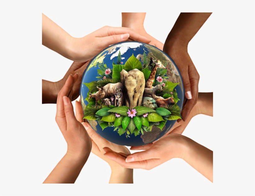 Earth In Hands Png Picture - Journée De La Terre 2018, transparent png download