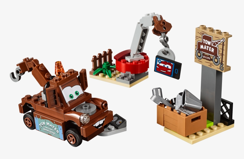 Mater's Junkyard - Cars Lego Juniors, transparent png download