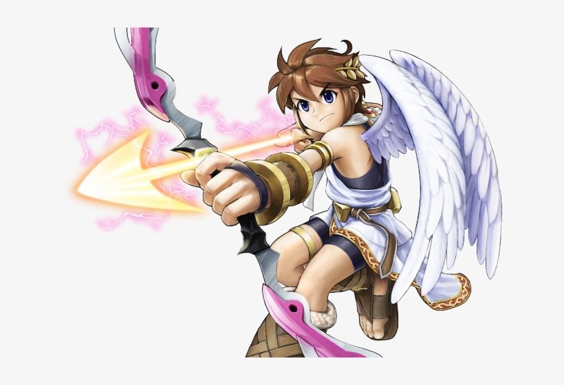 Angel Warrior Clipart Bow Arrow - Kid Icarus Uprising Pit, transparent png download