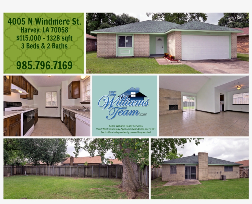 Homes For Sale In Harvey Louisiana The Williams Team - Louisiana, transparent png download