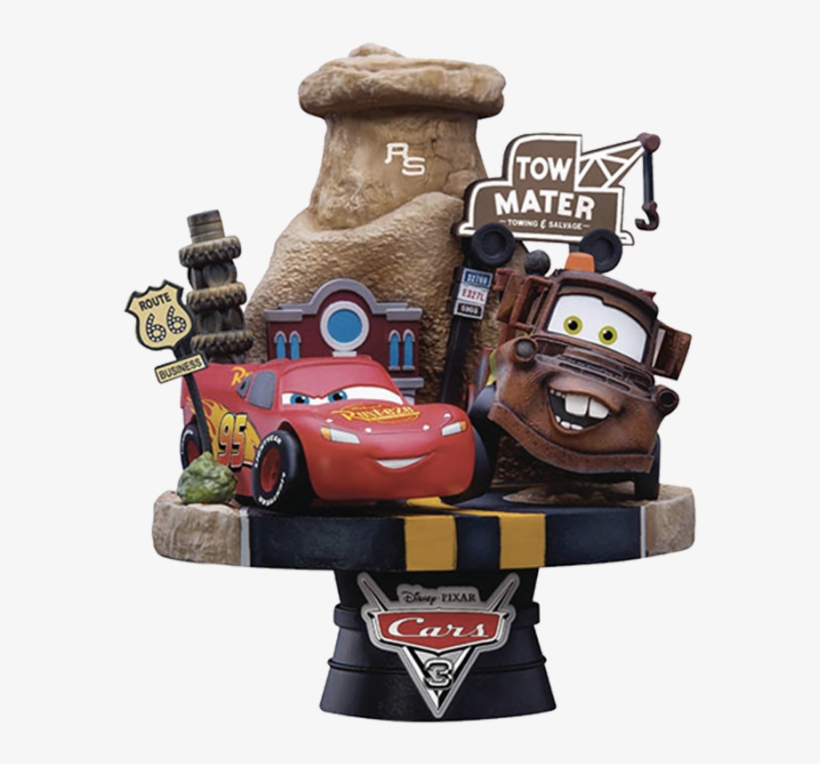 Cars 3 D-select Pvc Diorama - Disney D Select Diorama, transparent png download