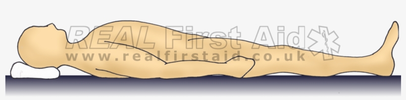 Lying Down - Body Outline Laying Down, transparent png download