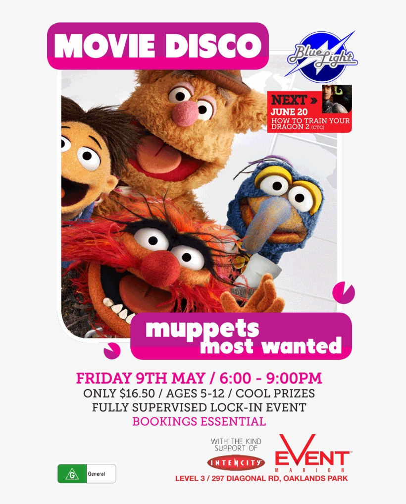 Movie Disco Muppets May2014 - Event Cinemas, transparent png download