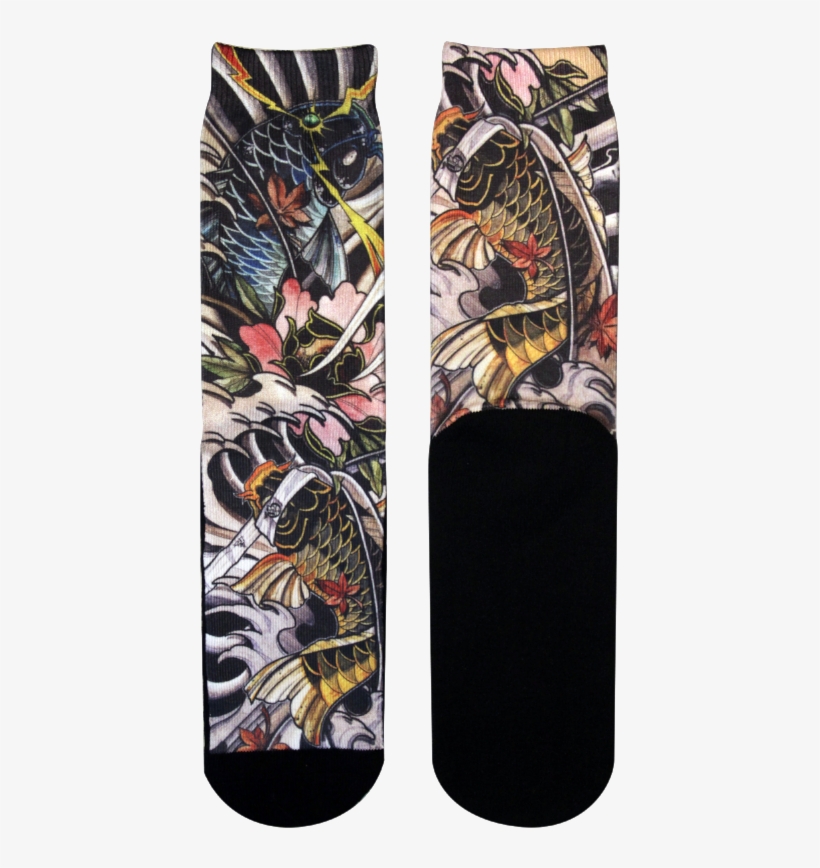 Koi Fish Tattoo - Tattoo, transparent png download