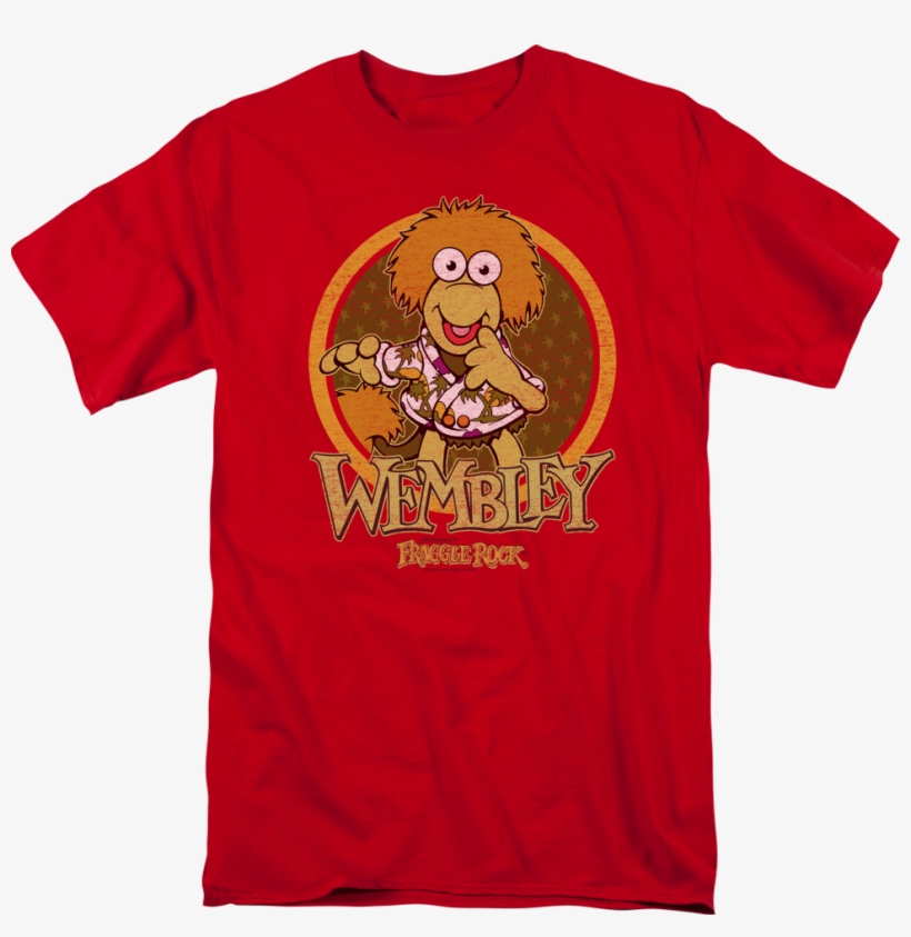 Wembley Fraggle Rock T-shirt - Wembley Circle Fraggle Rock Sweaters, transparent png download