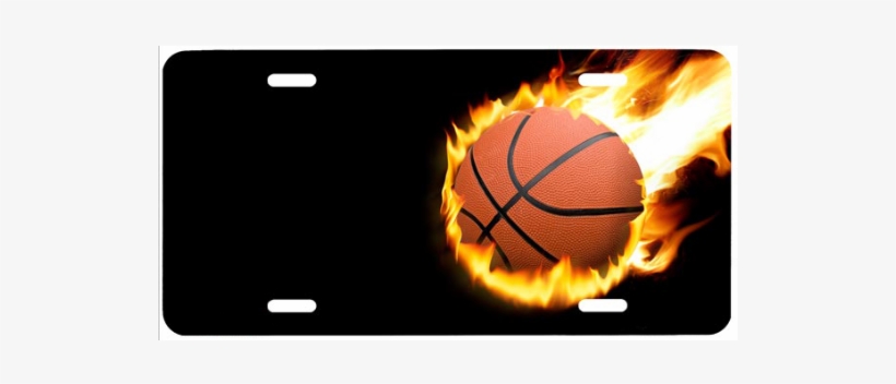 Basketball On Fire - Transparent Basketball On Fire, transparent png download