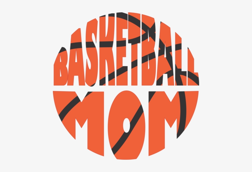Basketball Clipart Mom - Basketball, transparent png download