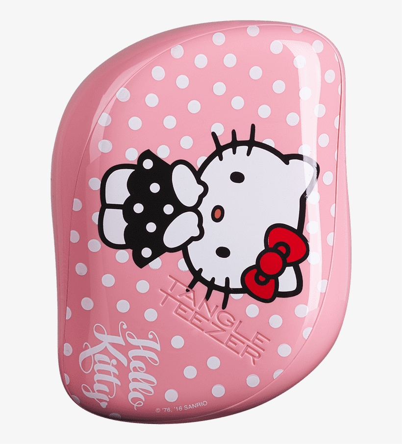 Compact Styler Hello Kitty 2 1-min - Tangle Teezer Compact Styler Hello Kitty Pink, transparent png download