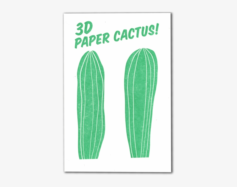 3d Paper Cactus - History Of America In Ten Strikes [book], transparent png download