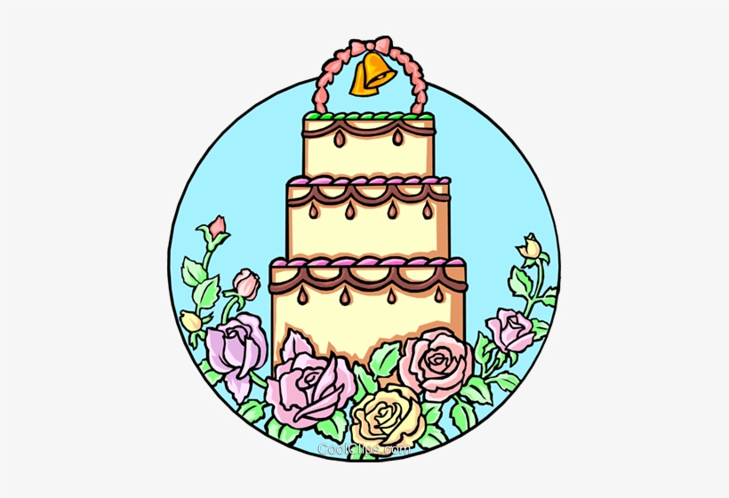 Wedding Clipart Of A Wedding Cake - Wedding Cake, transparent png download