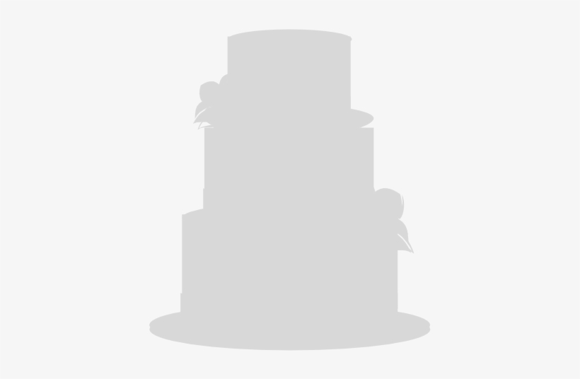Wedding Cake Png - Grey Wedding Clipart, transparent png download