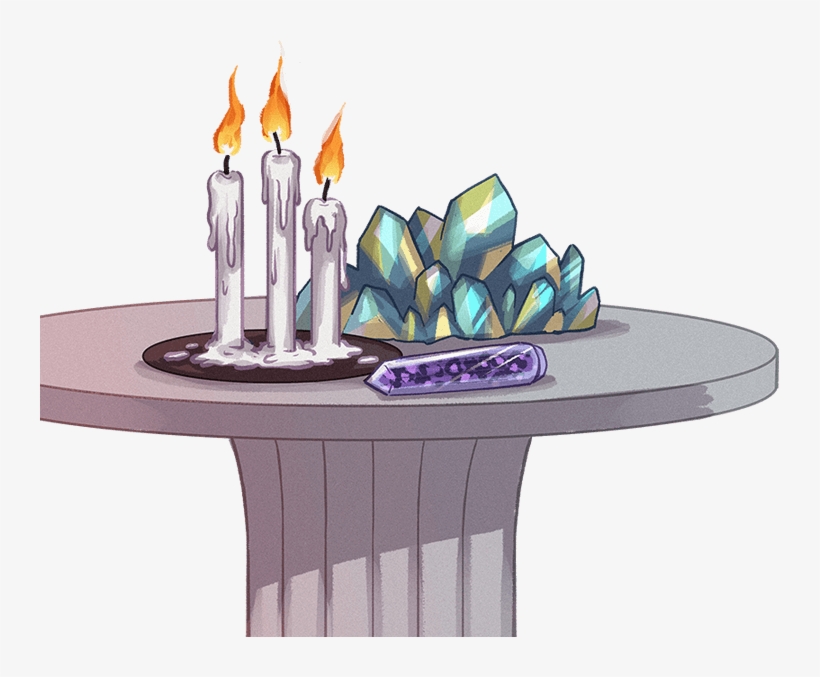 There Are Prayer Candles In A Variety Of Colors That - Coffee Table, transparent png download