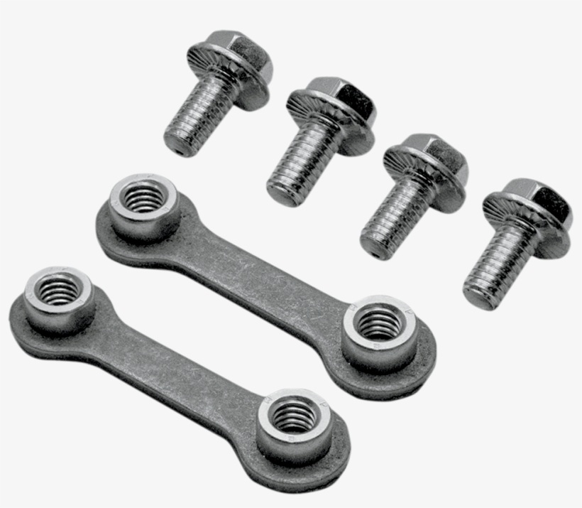 Vance & Hines Pair Chrome Exhaust Muffler Dog Bone - Vance Hines Dog Bone Nut Plate Kit A195hw, transparent png download