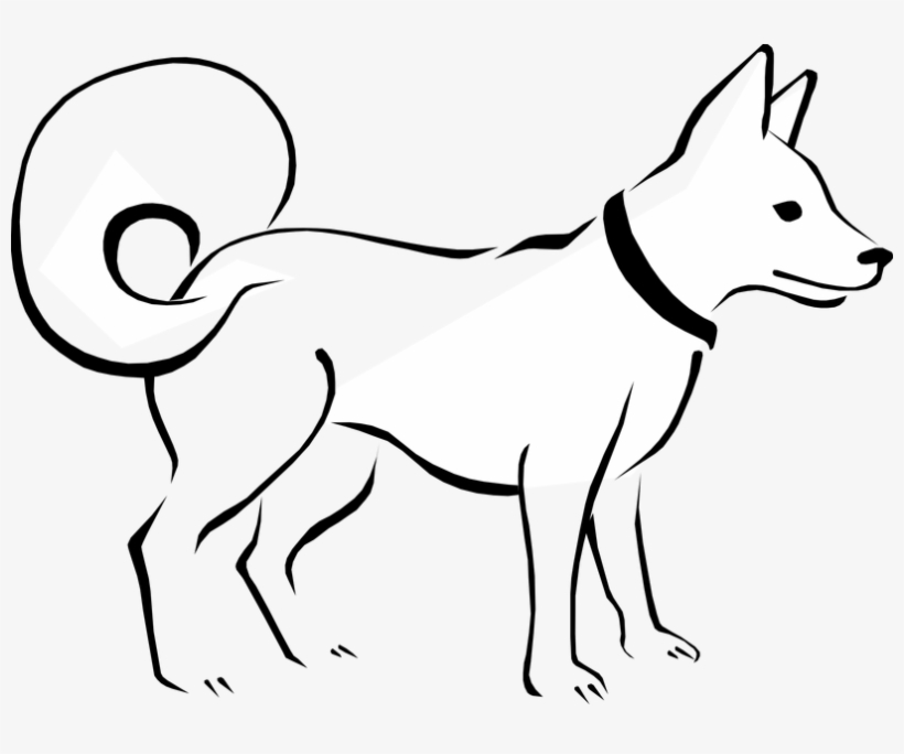 Dog Images Clip Art Black And White - Black And White Dog Images Clip Art, transparent png download