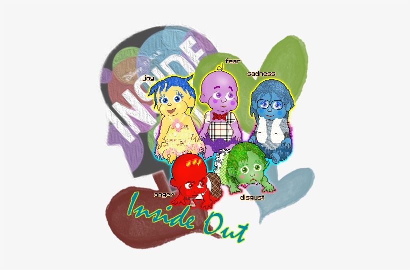Inside Out Hexies - Inside Out Movie Art 24x18 Poster Decor, transparent png download