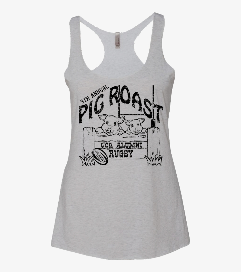Ucr Pig Roast Ladies Racerback - Active Tank, transparent png download