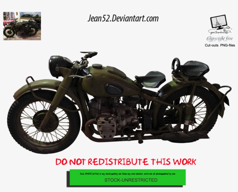 Vintage Motorcycle Png By Jean52 On Deviantart - Motorcycle, transparent png download