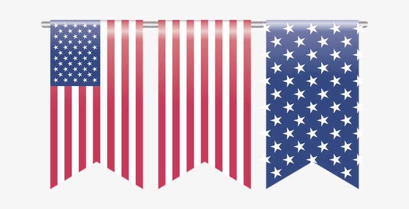 American Flag Bookmark Element Sticker Lab - Kennedy Space Center, transparent png download