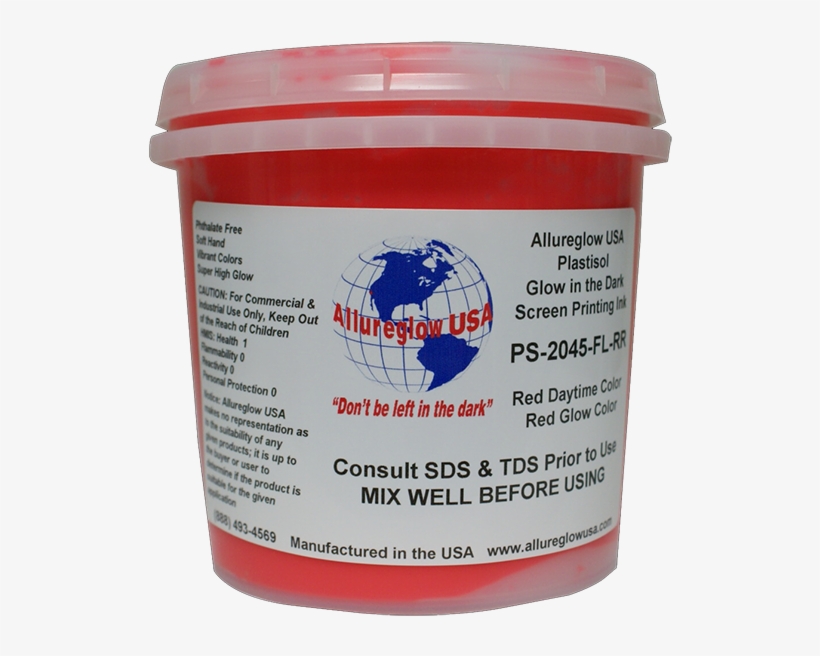 Allureglow Plastisol Ink Glow In The Dark Red/ Orangy - Forbes Global 2000, transparent png download