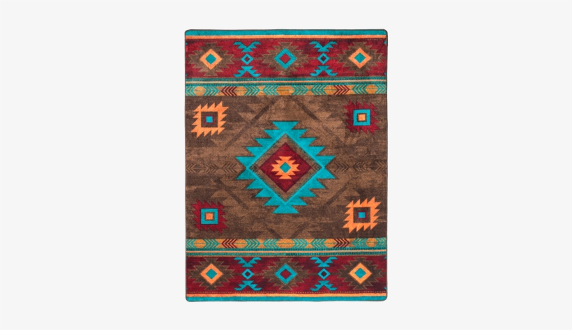 Whiskey River Turquoise Rug - Southwestern Rug, transparent png download
