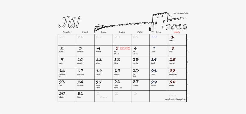 Calendar September 2018 Png - Temmuz Ağustos 2018 Takvim, transparent png download
