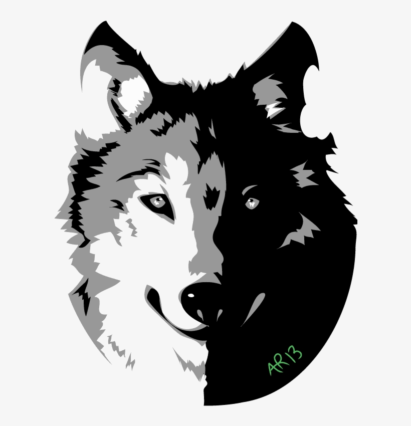 Gray Wolf By Blackxcanary On Deviantart Png Transparent - Gray Wolf Vector, transparent png download