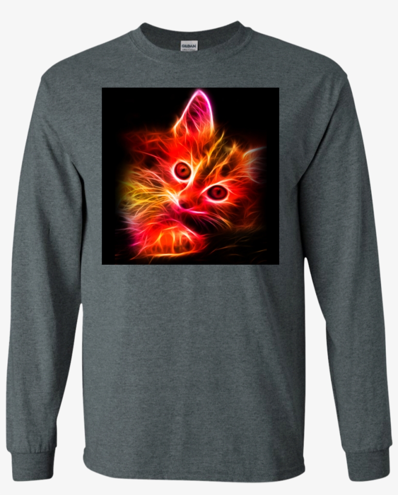Kitty Red Glow - Paragliding T Shirt, transparent png download