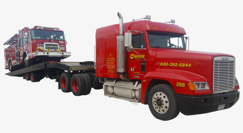 Big Rig Tow Truck Service, Transport, & Logistical - Heavy Duty Semi Truck, transparent png download