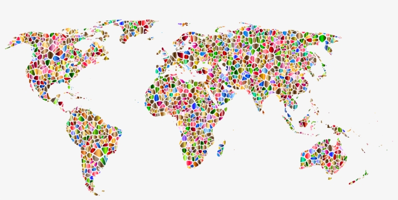 Medium Image - World Map Puzzle Png, transparent png download