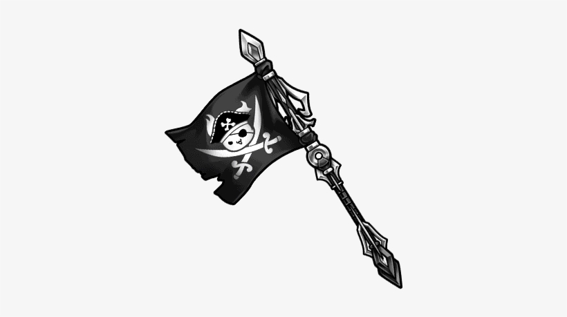 Gear-pirate Flag Of Glory Render - Piracy, transparent png download