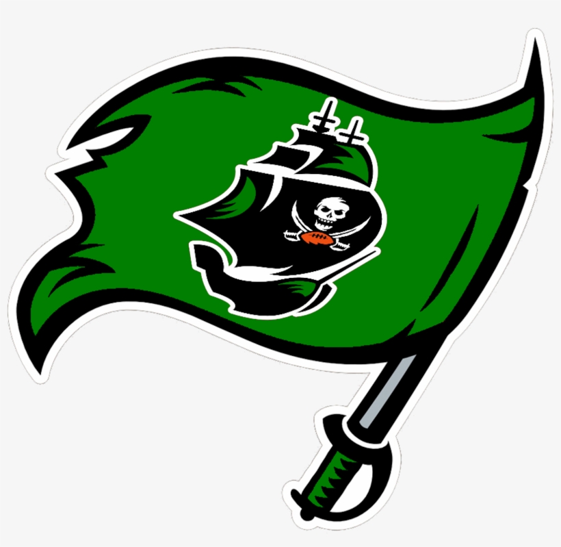 Green Bucks Flag With Ship - Nfl Logos, transparent png download