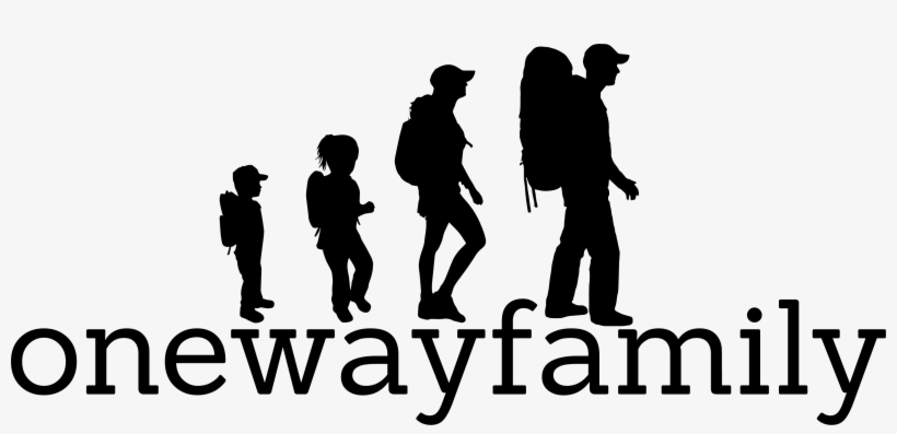 A Nomadic Family Slowly Making Their Way To Every Country - Family Travel Silhouette Png, transparent png download