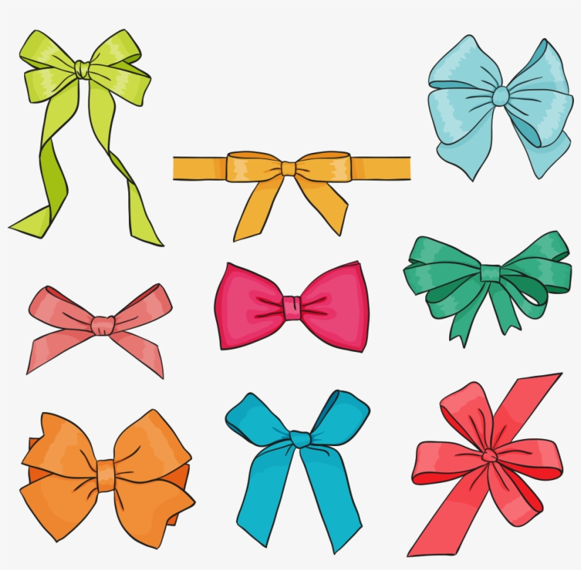 Drawing Bow And Arrow Gift Clip Art - Bow Drawing, transparent png download