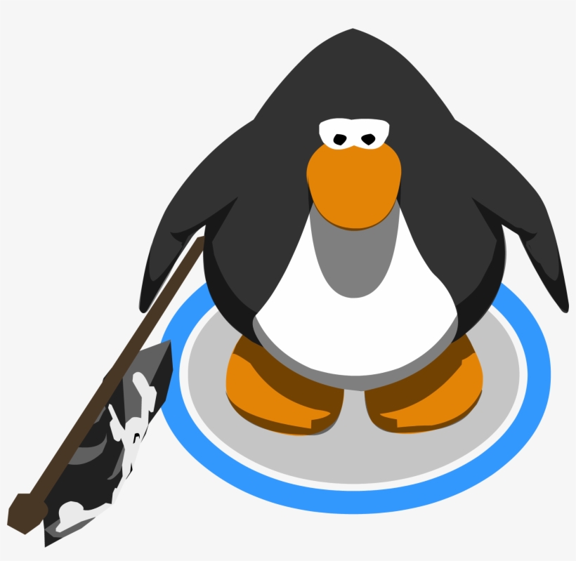 Pirate Flag In-game - Club Penguin Vuvuzela, transparent png download