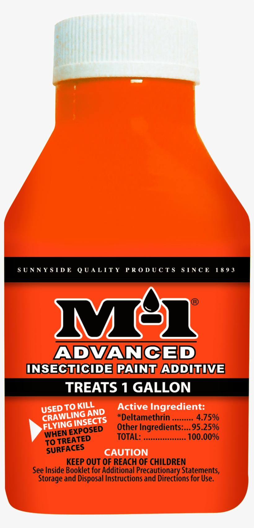M-1 Advanced Insecticide 1g Paint Additive - M-1 1.5 Oz. Advanced Insecticide Paint Additive (6-pack), transparent png download