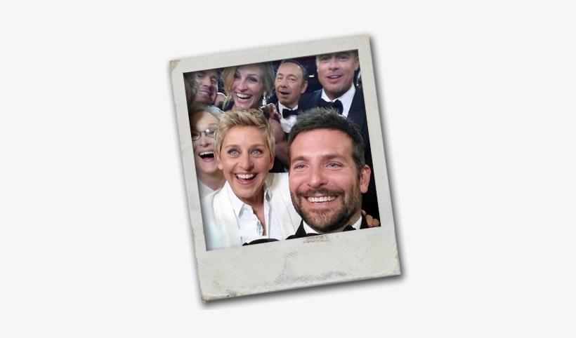 Polaroid - Ellen\'s Oscar Selfie, transparent png download