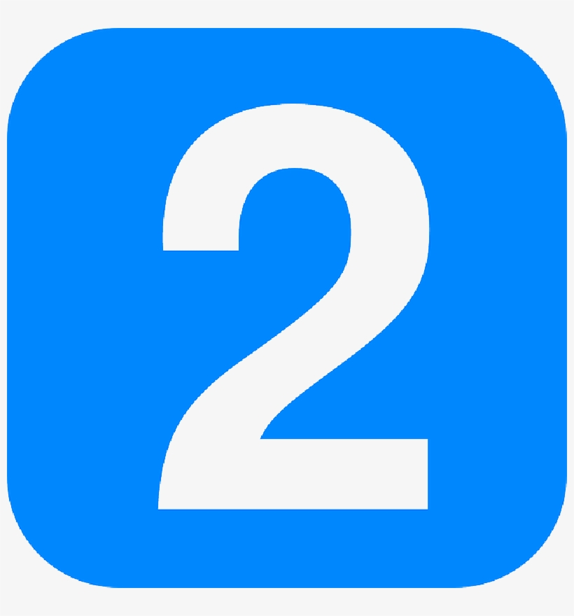 Mb Image/png - Blue Number 2, transparent png download