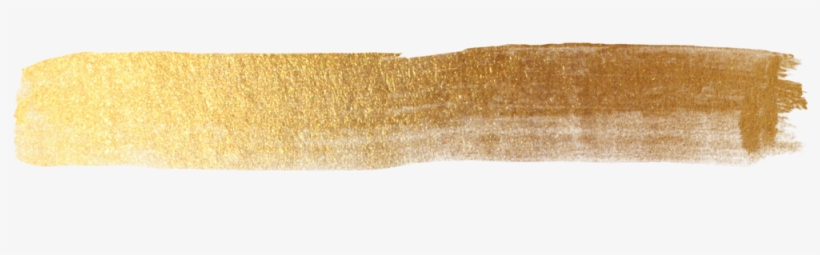 Gold Paint Stroke 0020 1 - Gold, transparent png download